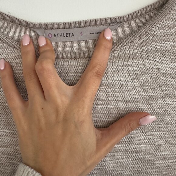 Athleta Knitted Fall Dress | Size S | Cozy & Stylish - Picture 3 of 5